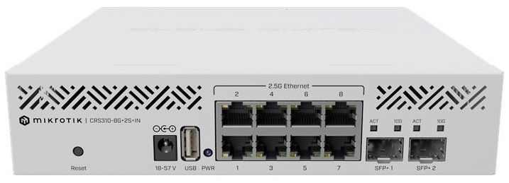 Комутатор MikroTik Cloud Router Switch CRS310-8G+2S+IN (CRS310-8G+2S+IN)