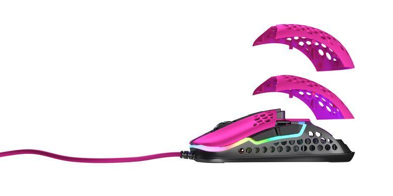 Миша Xtrfy M42, USB-A, RGB, рожевий (XG-M42-RGB-PINK) [103954]