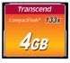 Карта пам'яті Transcend CF 4GB 133X (TS4GCF133) [108887], фото 1