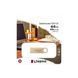 Флеш-накопичувач Kingston USB 3.2 SE9 G3 64GB 220MB/s Metal/Gold (DTSE9G3/64GB) [803115], фото 2