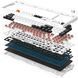 Клавіатура GamePro Red з Hot-Swap RGB White (MK170W) [610661], фото 2