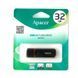 Флеш-накопичувач Apacer USB 2.0 AH333 32Gb Black (AP32GAH333B-1) [802907], фото 2