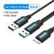 Кабель для принтера Vention 2in1 USB - USB Type-B 3.0 (M/M), 0.5 м, Black (CQPBD) [604371], фото 1