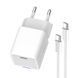 Мережевий зарядний пристрій ColorWay GaN Mini 35W PD Port PPS USB-C White + кабель USB Type-C (CW-CHS056PDC-WT) [603372], фото 5