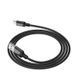 Кабель HOCO X14 USB to iP 2A, 1m, nylon, aluminum connectors, Black (6957531062820) [805471], фото 7