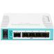 Комутатор Mikrotik (400Mhz/128Mb, 5xSFP, 1xCombo) (CRS106-1C-5S) [401528], фото 1