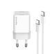 Мережевий зарядний пристрій ColorWay GaN Mini 35W PD Port PPS USB-C White + кабель USB Type-C (CW-CHS056PDC-WT) [603372], фото 4