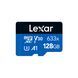 Карта пам'яті microSDXC (UHS-1 U3) Lexar High-Performance 633x 128Gb class 10 V30 A1 (100Mb/s) Blue Series (adapter SD) (LMS0633128G-BNAAA) [806672], фото 3