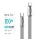 Кабель ColorWay USB Type-C - USB Type-C (M/M), ultra-thin, 5А, 1 м, Grey (CW-CBPDCC100-GR) [619961], фото 5