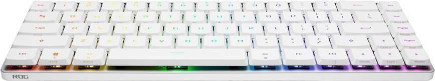 Клавіатура бездротова Asus ROG Falchion RGB WL BT White (90MP03EC-BKMA10) [616057]