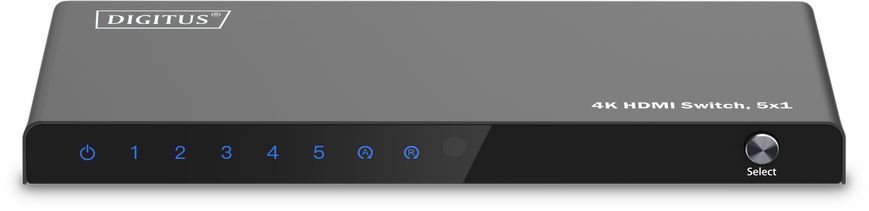 Відеокомутатор DIGITUS UHD HDMI (INx5 - OUTx1), 4K (DS-55332) [111314]