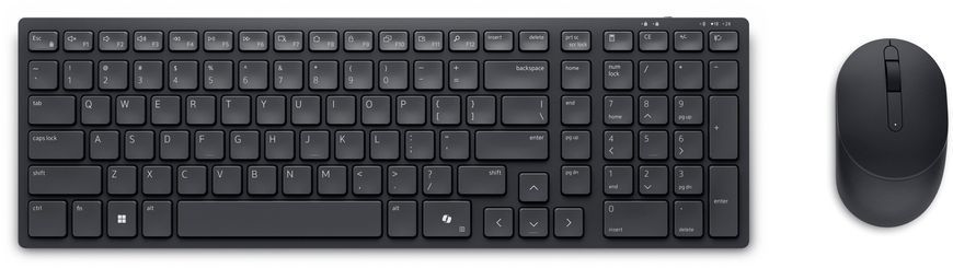 Клавіатура Dell Pro Compact Silent Keyboard and Mouse - KM555 - Ukrainian (580-BBWJ) [111814]
