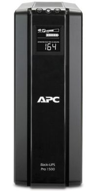 APC Джерело безперебійного живлення Back-UPS Pro 1500VA/865W, LCD, USB, 3+3 Schuko (BR1500G-RS)