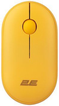 Миша 2E MF300 Silent, WL/BT, жовтий (2E-MF300WYW) [104017]