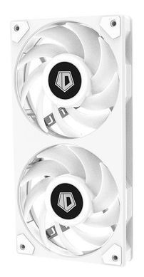 Вентилятор ID-Cooling, 245x125x27мм, 3-pin, 4-pin PWM, білий (Icefan 240 ARGB Snow) [608872]