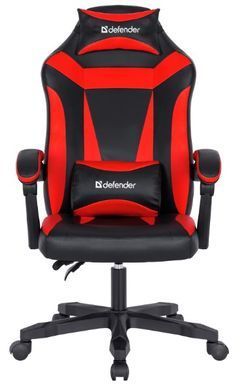 Крісло Defender Master Red/Black (64359) [203295]