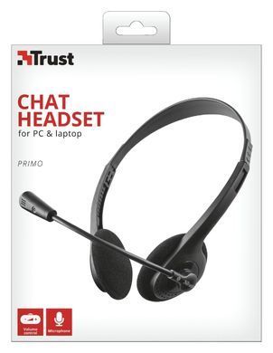 Гарнітура для ПК Trust Primo Chat, 3.5мм, чорний (21665_TRUST) [107087]