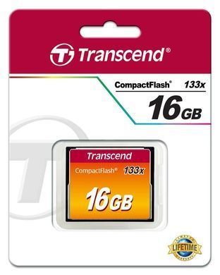 Карта пам'яті Transcend CF 16GB 133X (TS16GCF133) [108888]