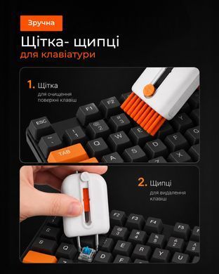 Очисний набір 2E для оргтехніки 24в1, біло-помаранчевий (2E-SK24IN1) [115016]