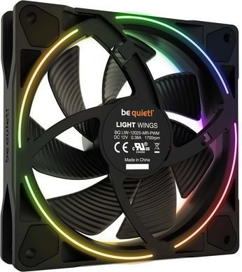Вентилятор be quiet! Light Wings 120mm PWM Black (BL072) [620181]