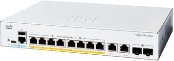 Комутатор Cisco Catalyst 1200 8xGE, Ext PS, 2x1G Combo (C1200-8T-E-2G) [105231]