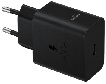 Зарядний пристрій мережевий Samsung 45Вт USB-С PD PPS, чорний (EP-T4511NBEGEU) [113134]