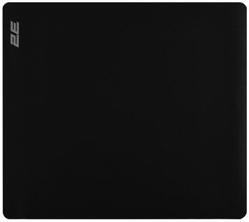 Килимок для миші 2E SHINY, M(450x400x2мм), чорний (2E-PAD-M-SHINY-BLACK) [104260]