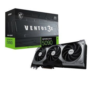 Відеокарта GF RTX 5090 32GB GDDR7 Ventus 3X OC MSI (GeForce RTX 5090 32G VENTUS 3X OC) [605823]