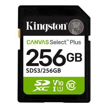 Карта пам`яті SDXC 256GB UHS-I Class 10 Kingston Canvas Select Plus R150MB/s (SDS3/256GB) [613352]