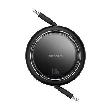 Кабель Baseus Free2Draw Mini Retractable Charging Cable Type-C to Type-C 100W 1m Cluster Black (P10364500111-00) [802447]