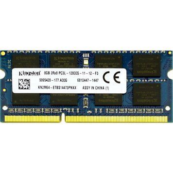 Модуль пам`яті SO-DIMM 8GB/1600 DDR3L Kingston (KN2M64-ETB) [617672]