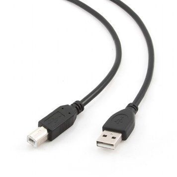 Кабель Cablexpert USB - USB Type-B V 2.0 (M/M), 1.8 м, чорний (CCP-USB2-AMBM-6) [608465]