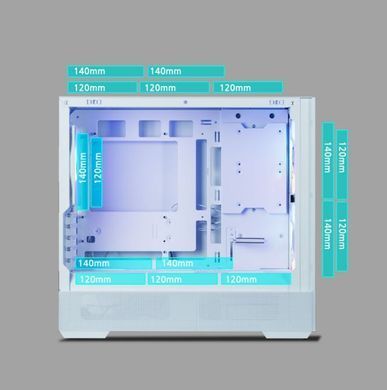 Корпус Zalman P30 Air без БЖ, 1xUSB3.0, 1xUSBType-C, 3x140мм ARGB, VGA 392мм, LCS ready, TG Side Panel, mATX, білий (P30AIRWHITE) [109559]