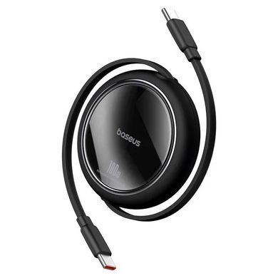 Кабель Baseus Free2Draw Mini Retractable Charging Cable Type-C to Type-C 100W 1m Cluster Black (P10364500111-00) [802447]