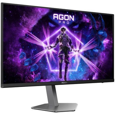 Монітор TFT 27" AOC AGON, QD-OLED QHD 2K, 280Гц, 0,03мс, 2xHDMI, 2xDP, USB-hub, HAS, Pivot, чор.-с (AG276QZD2) [400823]