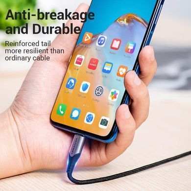 Кабель USB 2.0 AM - 2хType-C M, 1.0 м Y-Splitter Charging Cable 2.4А 480Mbps Aluminum Alloy Vention (CQOHF) [404572]