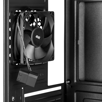 Корпус 2E TeamX TMX04 з БЖ 2E ATX400W, 2xUSB2.0, 1x80мм, VGA 220мм, mATX, чорний (2E-TMX04) [111326]