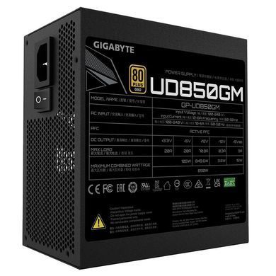 Блок живлення ATX2.31 850W GIGABYTE (GP-UD850GM) [501600]