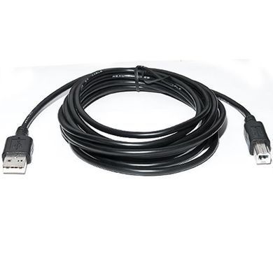 Кабель REAL-EL Pro USB - USB Type-B V 2.0 (M/M), 3 м, чорний (EL123500027) [603960]