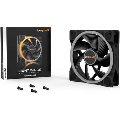 Вентилятор be quiet! Light Wings 120mm PWM Black (BL072) [620181]