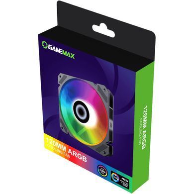 Кулер для корпуса GAMEMAX (FN-12Rainbow-C9) [303427]