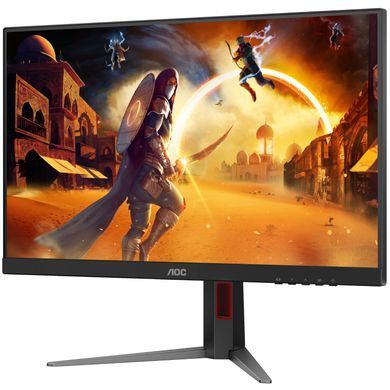 Монітор TFT 27" AOC, Fast IPS, 200Гц, 2хHDMI, DP, HAS, Pivot, кол., чорно-червоний (27G4HA) [403505]