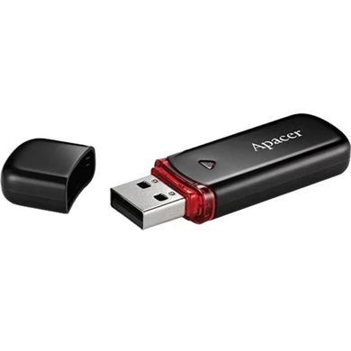Флеш-накопичувач USB 64GB Apacer AH333 Black (AP64GAH333B-1) [607045]