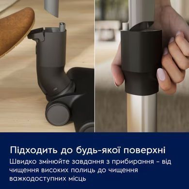 Пилосос Electrolux безпровідний, конт пил -0.5л, автон. робота до 50хв, вага-2.49кг, НЕРА12, 2 насадки, зелений (EP61CB21OG) [102444]
