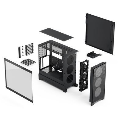 Корпус для ПК FRACTAL DESIGN Pop 2 Air Black TG (FD-C-POA2A-02) [306118]