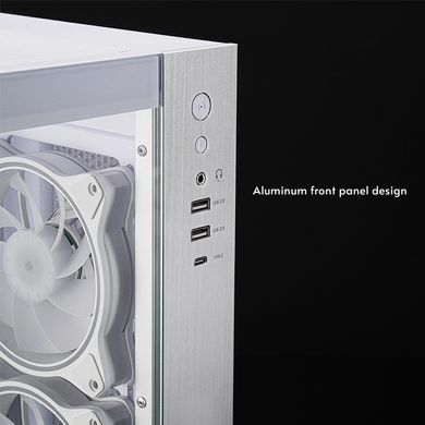Корпус Chieftec VISIO ATX, без БЖ, White (GM-30W-TG-OP) [403924]