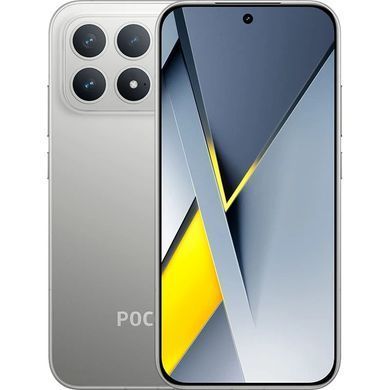 Смартфон (Poco F8 Pro 12/256GB Titanium Silver) [616672]