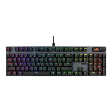 Клавiатура Asus ROG Strix Scope II X NX Snow V2 EN PBT Black (90MP03XF-BKUA20) [614662]