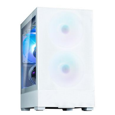 Корпус Zalman P30 Air без БЖ, 1xUSB3.0, 1xUSBType-C, 3x140мм ARGB, VGA 392мм, LCS ready, TG Side Panel, mATX, білий (P30AIRWHITE) [109559]