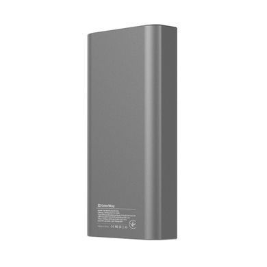 Універсальна мобільна батарея ColorWay 20000mAh Gray (CW-PB200LPH3GR-PDD) [603411]